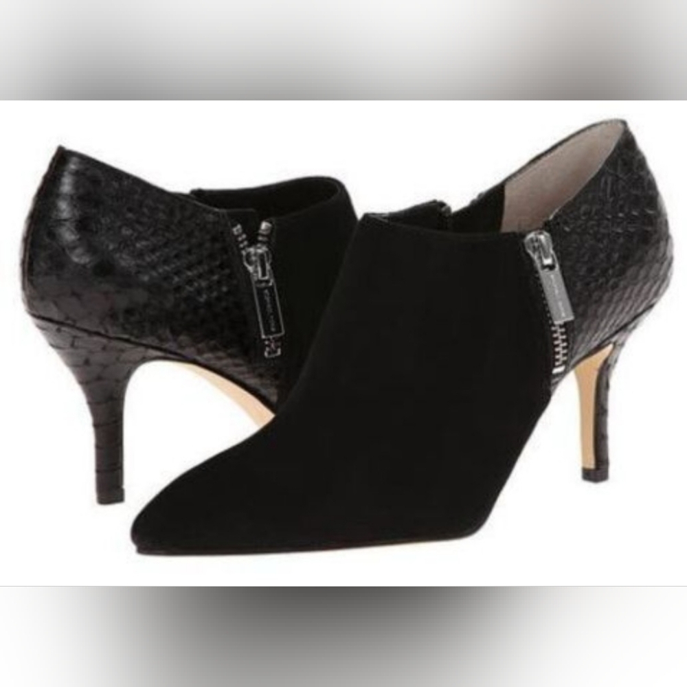 EUC Michael Kors Zippered Booties Ankle Boots Size 10M